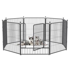Dog Playpen Crate Extra Large Heavy Duty Indoor Outdoor Back Front Yard Cage Fencing Doggie Rabbit Cats Outside Exercise Pen